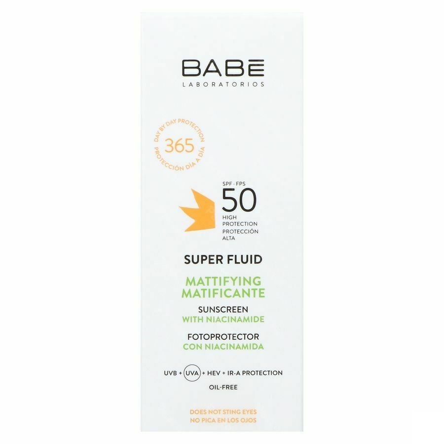 Babé Sun Superfluid Zonnecrème Olievrij SPF50 50ml