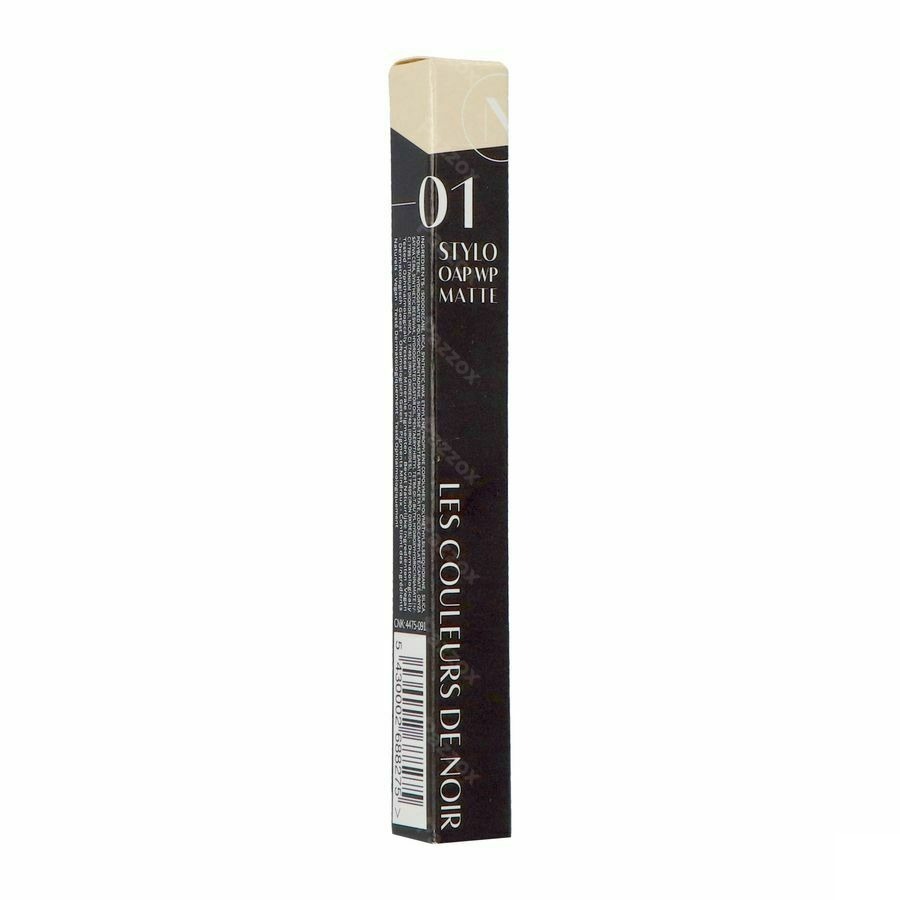 Couleurs De Noir Stylo Oap Wtp Matte 01