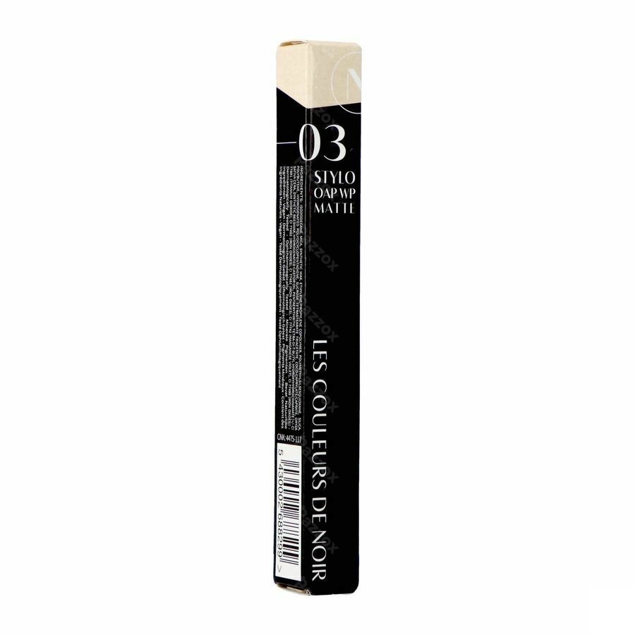 Couleurs De Noir Stylo Oap Wtp Matte 03