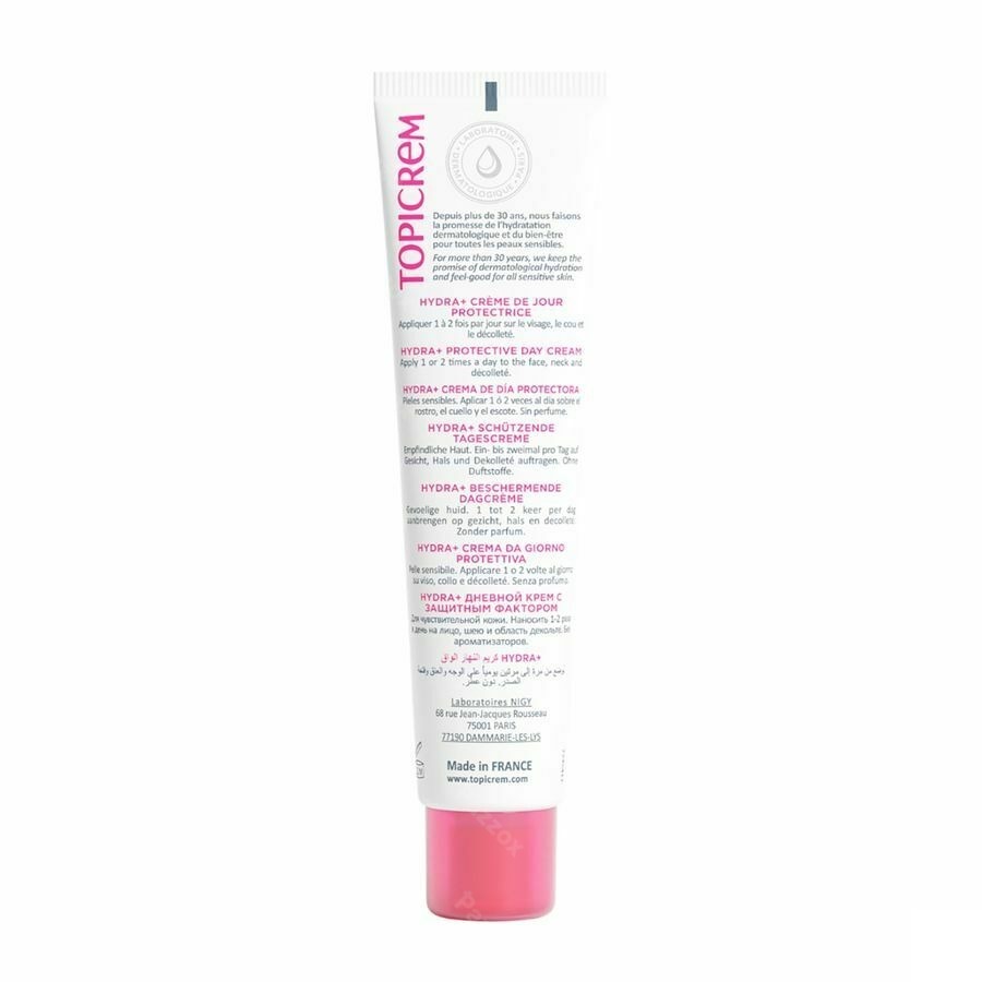 Topicrem Hydra+ Cr Jour Protectrice Ip50 40ml Nf