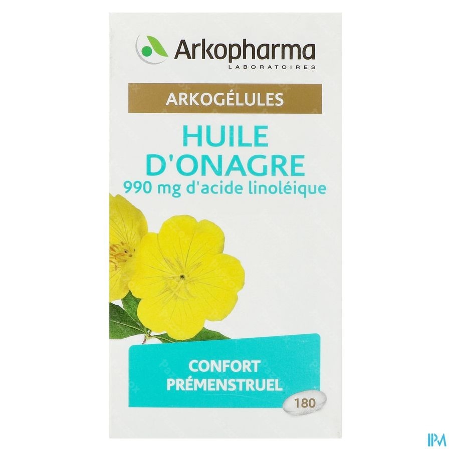 Arkogelules Huile Onagre Comp 180