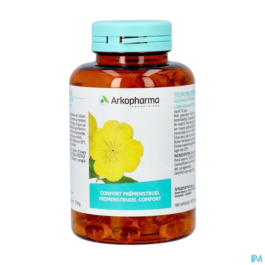Arkogelules Huile Onagre Comp 180