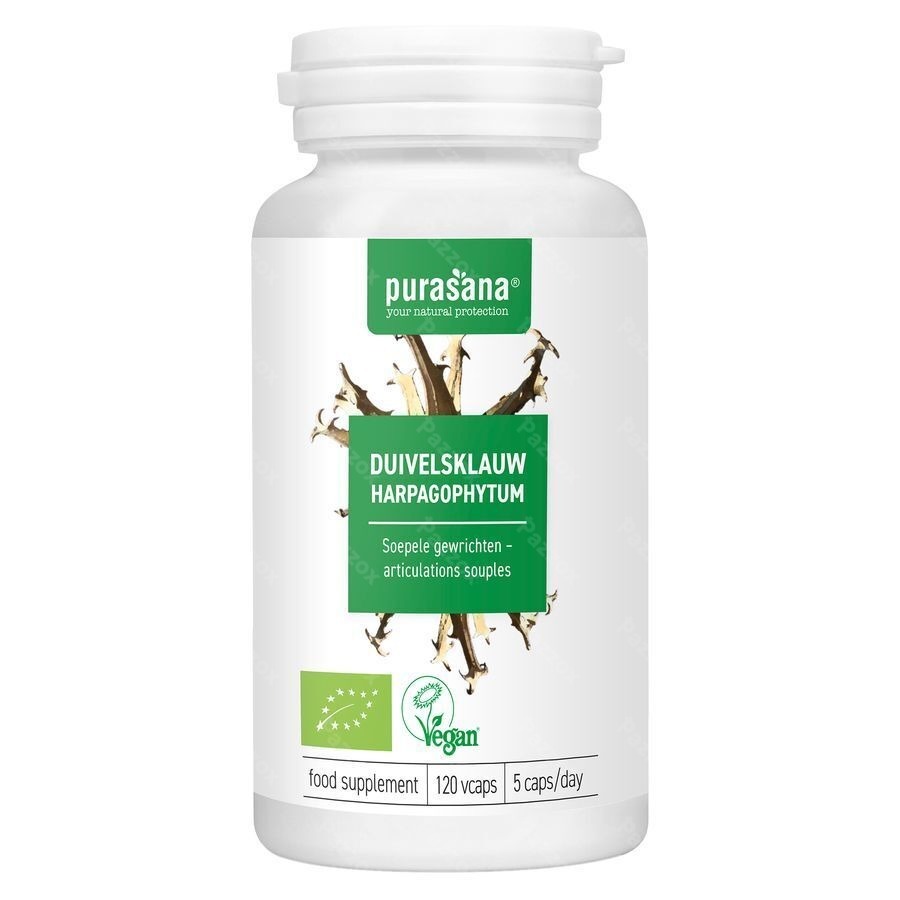 Purasana Vegan Harpagophylum 300mg Bio V-caps 120