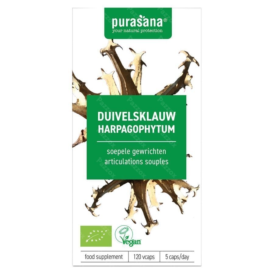 Purasana Vegan Harpagophylum 300mg Bio V-caps 120