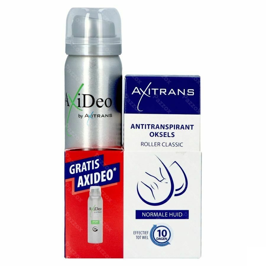 Axitrans Roller Normale Huid + axideo Sport 75ml Gratis