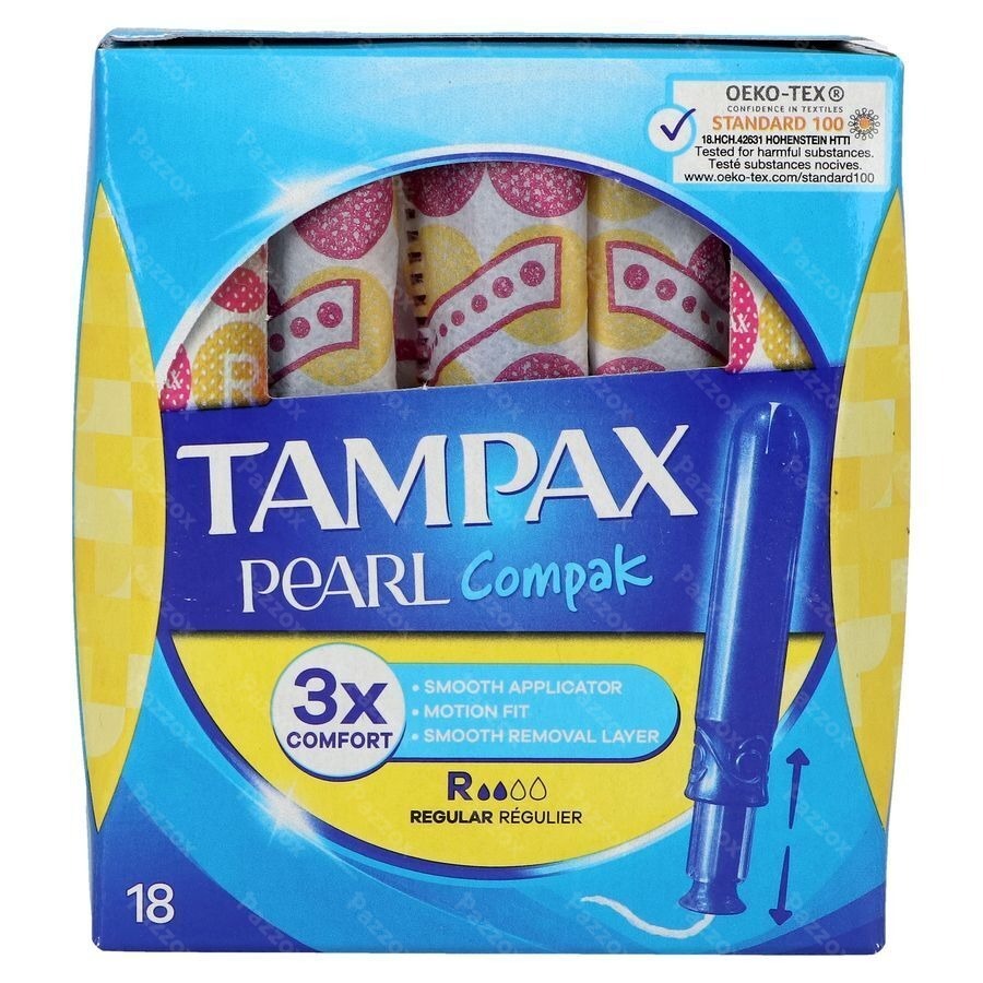 Tampax Pearl Compak Regular 18