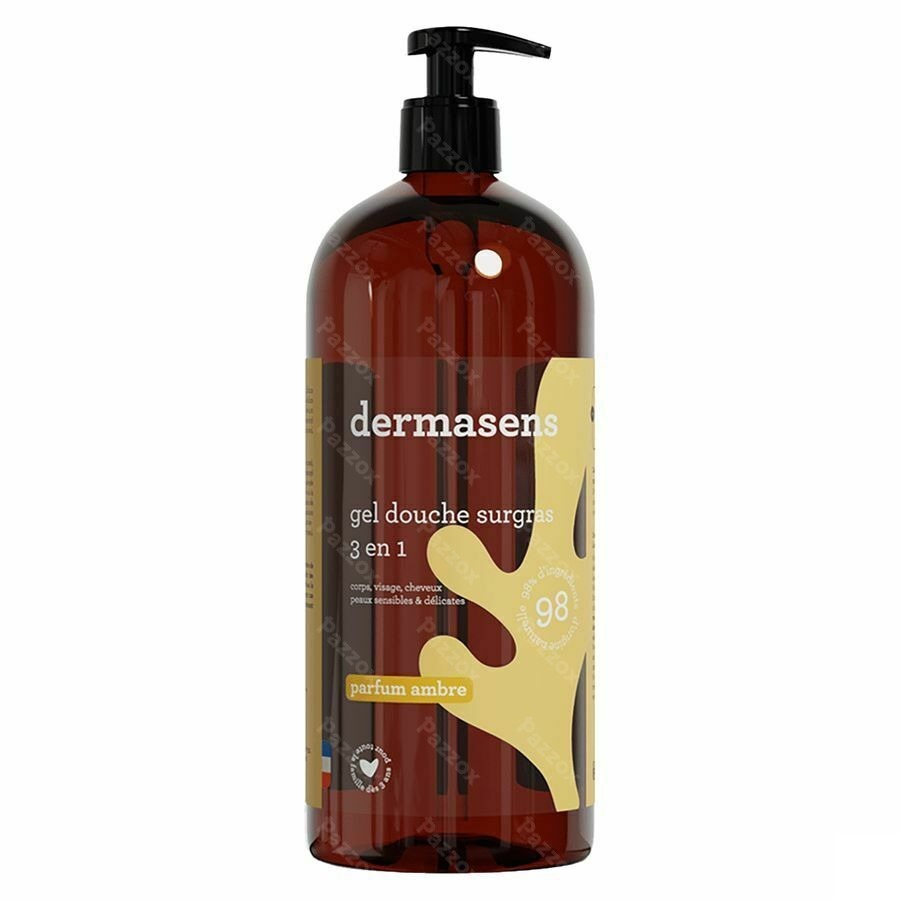 Marque V Dermasens Gel Douche Surgras 3en1 Ambre1l