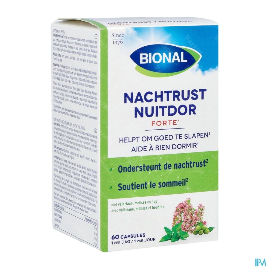 Bional Nachtrust Forte 60 Capsules 