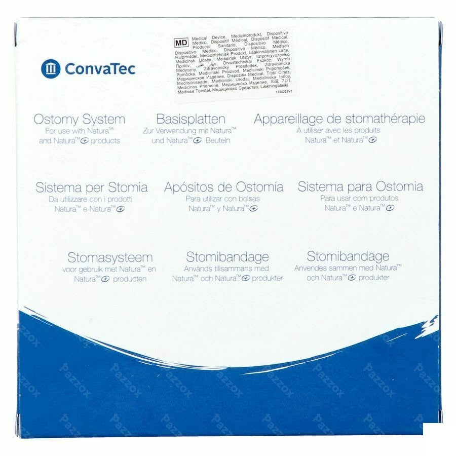 Natura Stomahesive Flexibele Plaat 70mm 420219