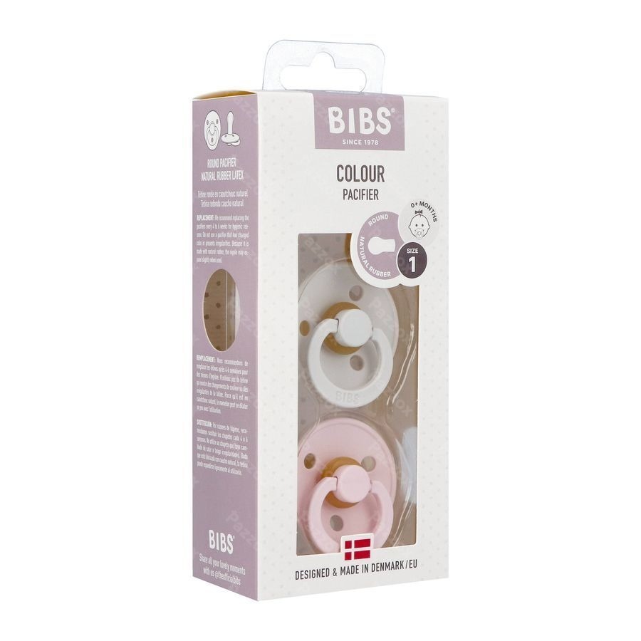 Bibs 1 Fopspeen Duo Haze/blossom 2