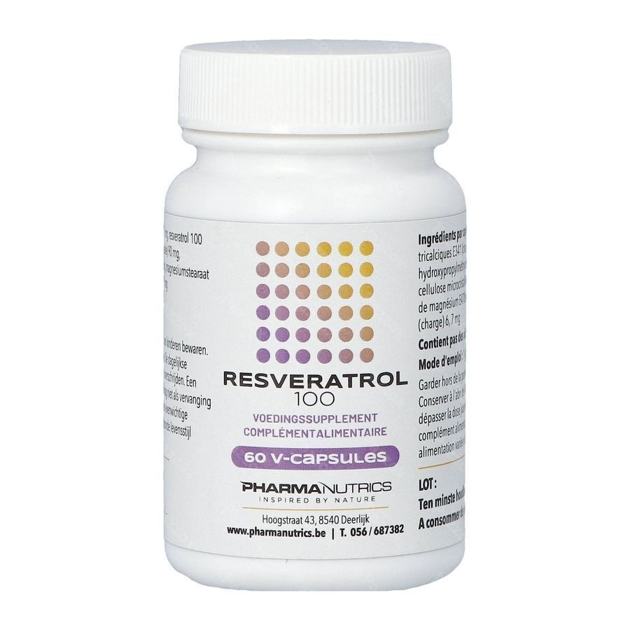 Resveratrol 100 Forte V-caps 60 Pharmanutrics