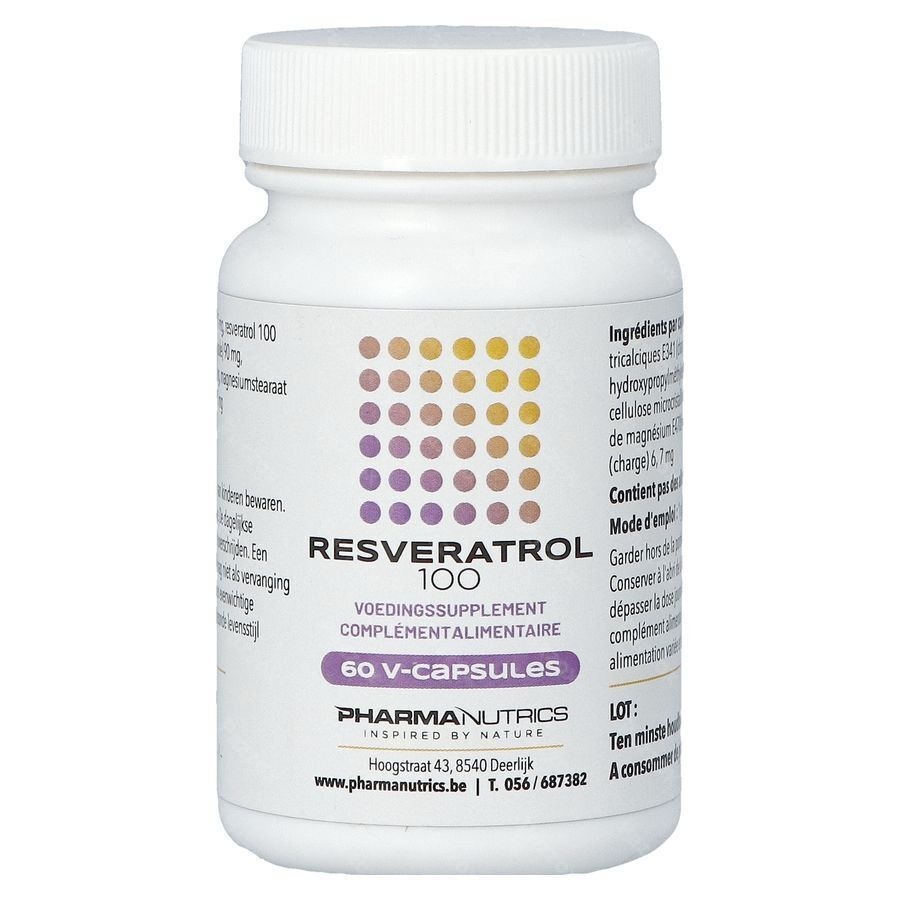 Resveratrol 100 Forte V-caps 60 Pharmanutrics