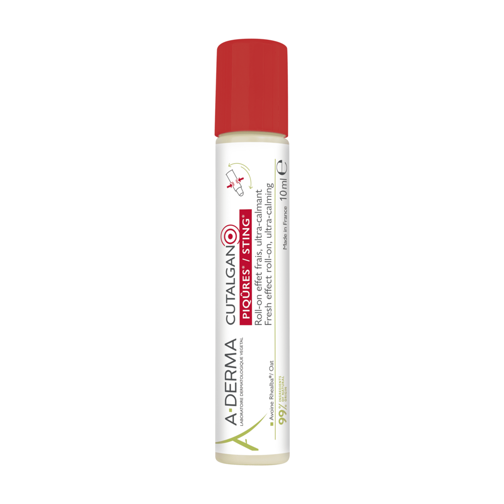 A-Derma Cutalgan Roll On Piqûres échauffements 10 ml