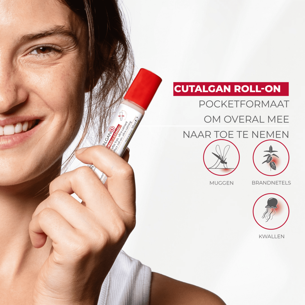 A-Derma Cutalgan Roll On Insectenbeten Irritatie 10 ml