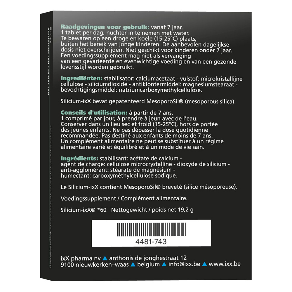 Silicium-ixx Tabl 60