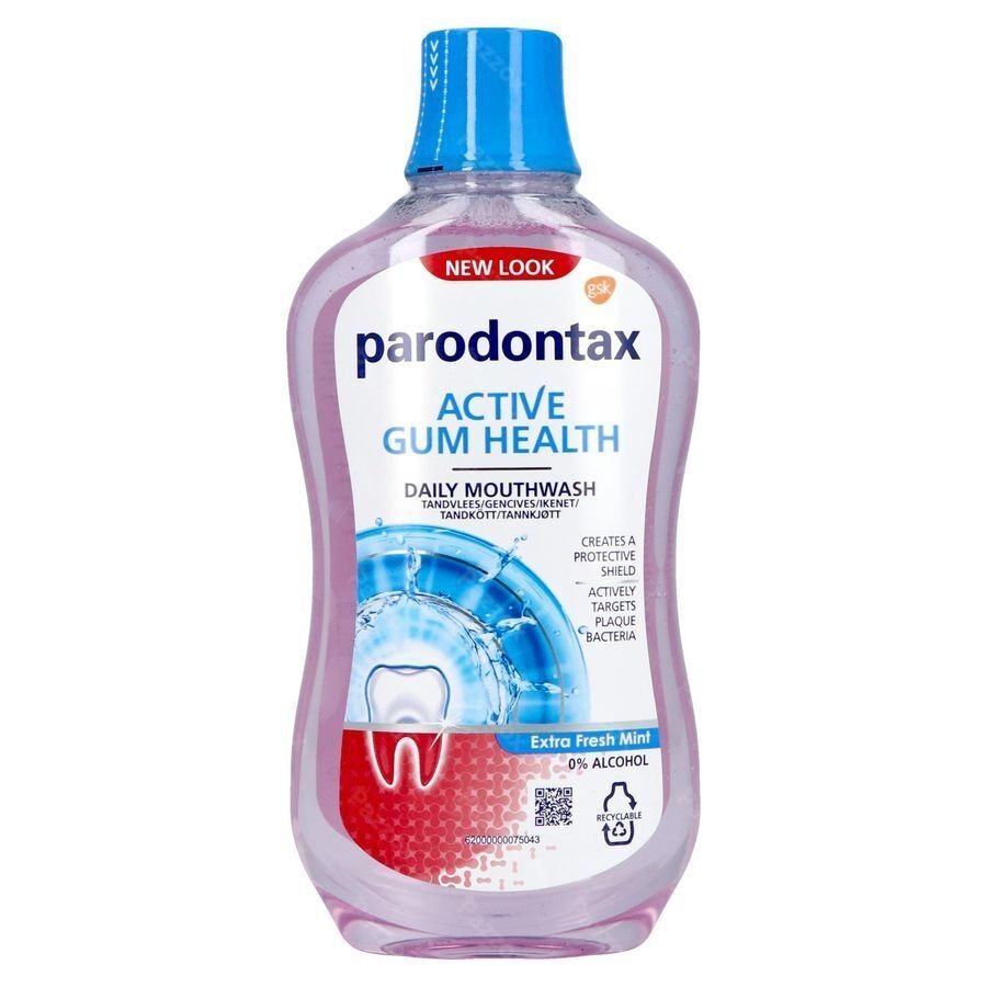 Parodontax Active Gum Health Mondwater Extra Fresh Mint 500ml