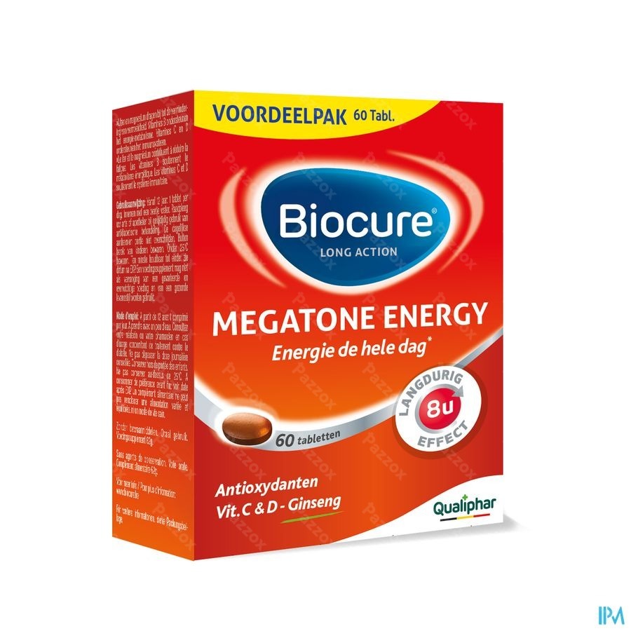 Biocure Long Action Megatone Energy  60 Tabletten