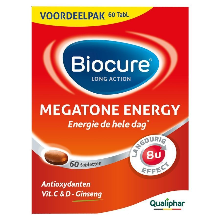 Biocure Long Action Megatone Energy  60 Tabletten
