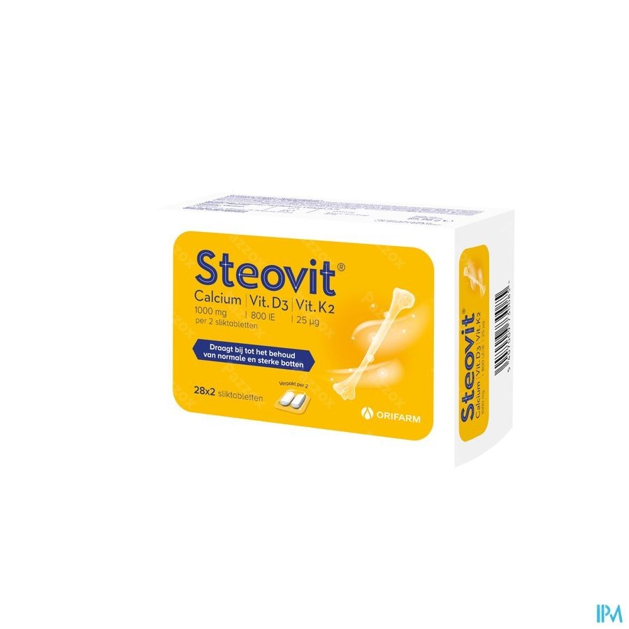 Steovit Calcium Vitamine D3 en Vitamine K2 2x28 Tabletten
