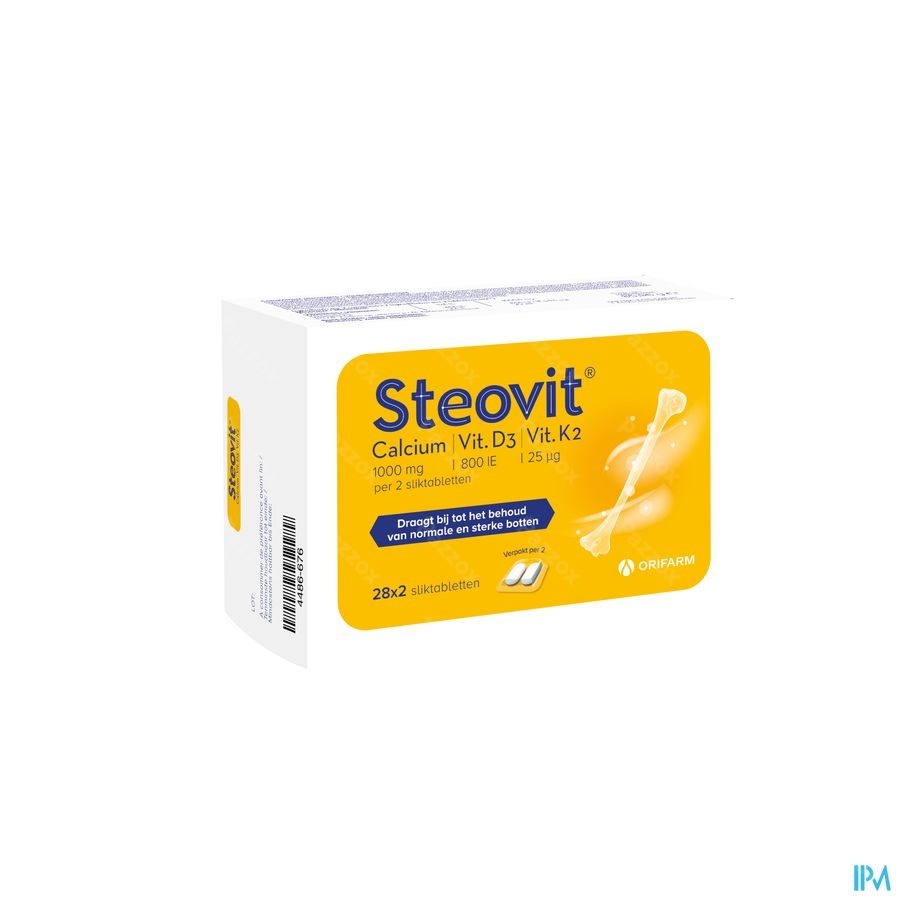 Steovit Calcium Vitamine D3 en Vitamine K2 2x28 Tabletten