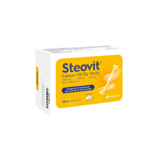 Steovit Calcium Vitamine D3 en Vitamine K2 2x28 Tabletten