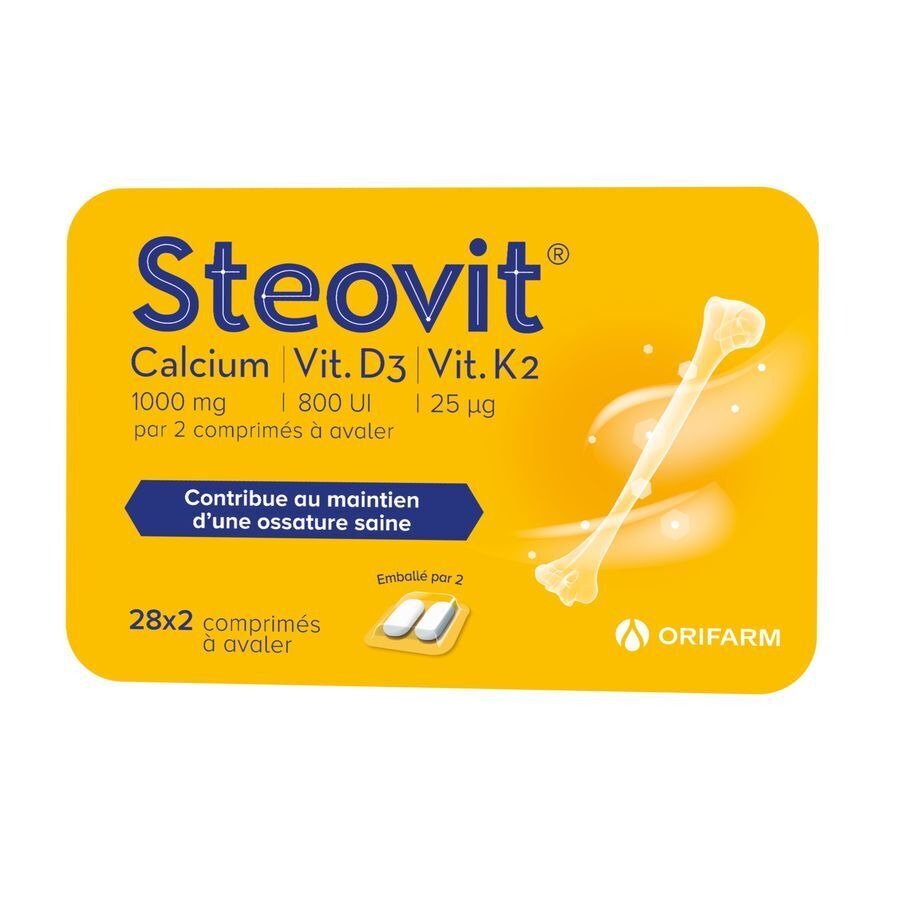 Steovit Calcium/vitd3/vit K2 1000mg/880iu Comp2x28