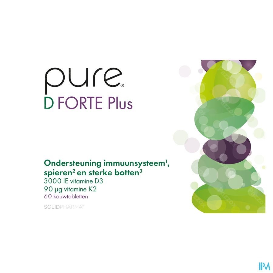 Pure D Forte Plus 60 Kauwtabletten 