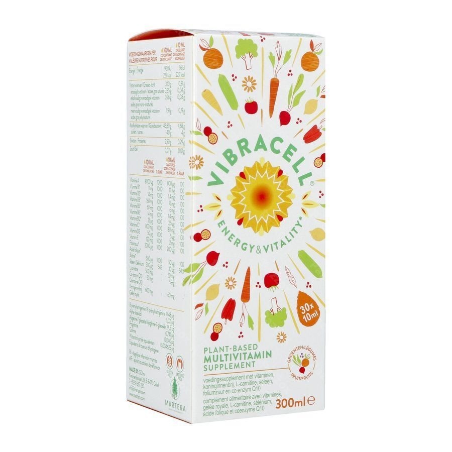 Martera Vibracell Vloeibaar Voedingssupplement Energie & Vitaliteit 300ml