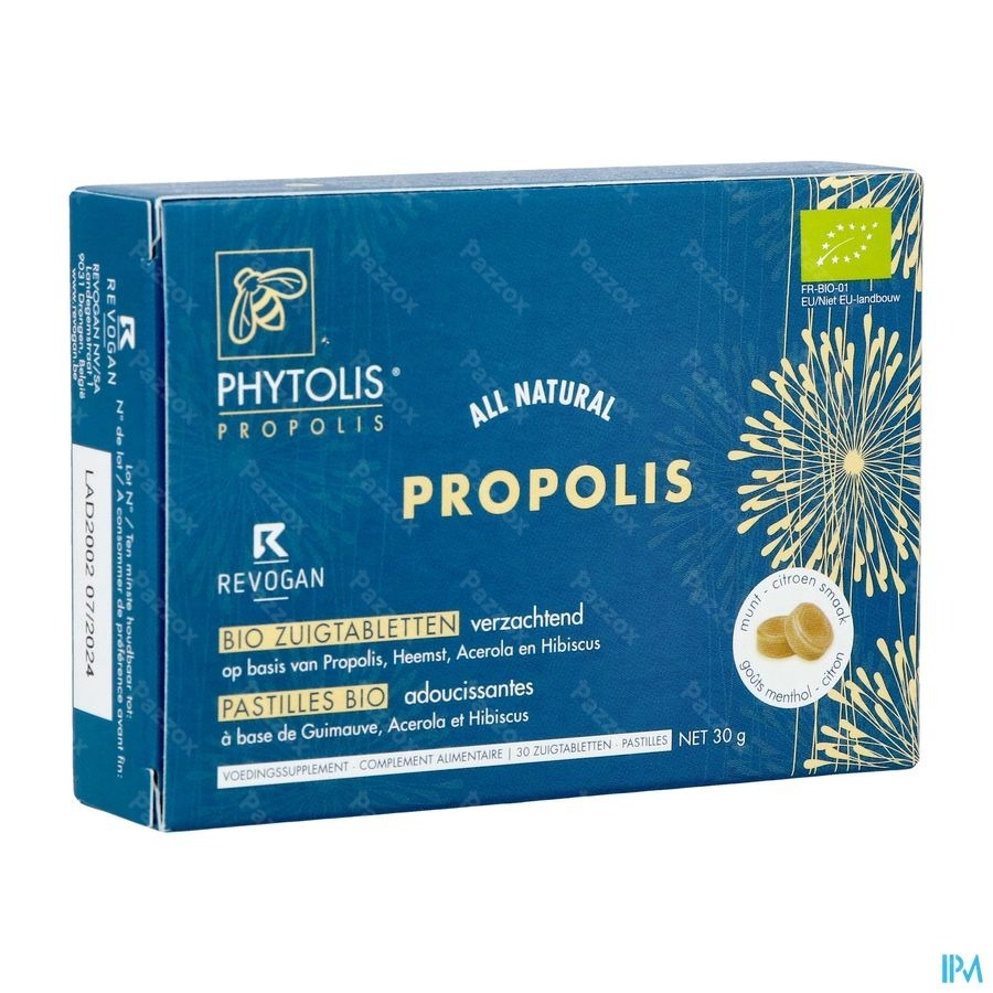 Phytolis Propolis Bio 30 Zuigtabletten