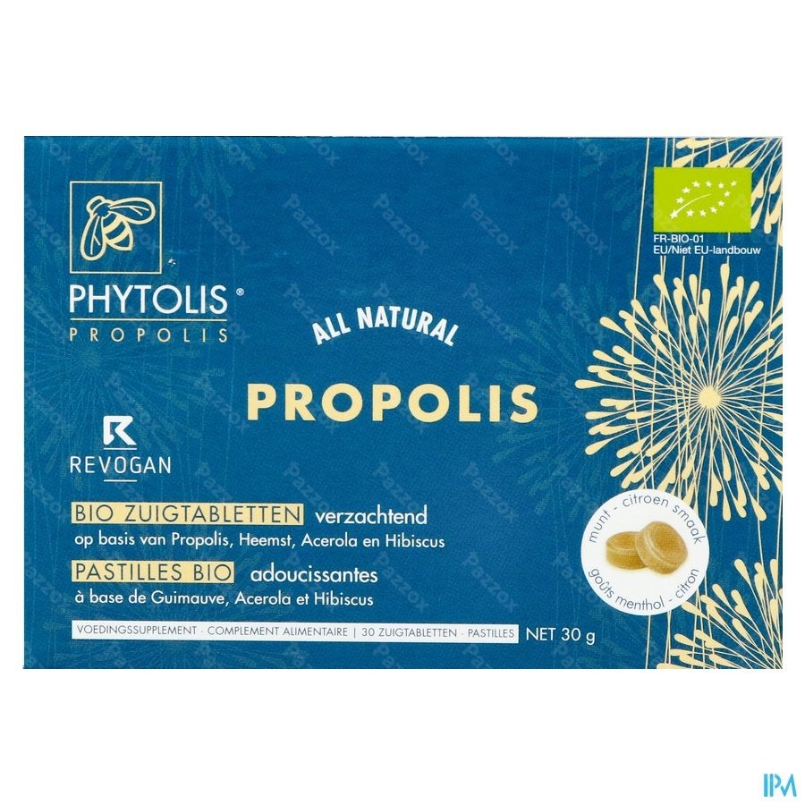 Phytolis Propolis Bio 30 Zuigtabletten