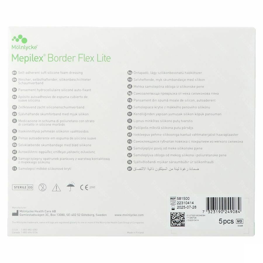 Mepilex Border Flex Lite 15cmx15cm 5 581500