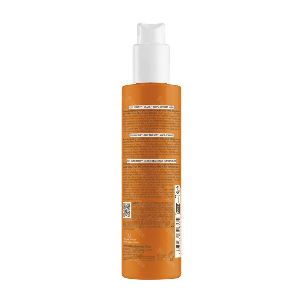 Avène Solaire SPF 50 Spray 100% invisible 200ml