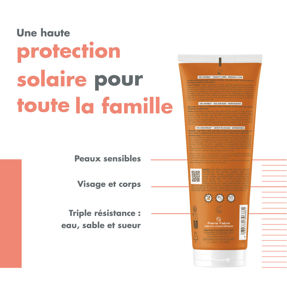 Avène Soleil SPF 50+ Lait Solaire 250ml