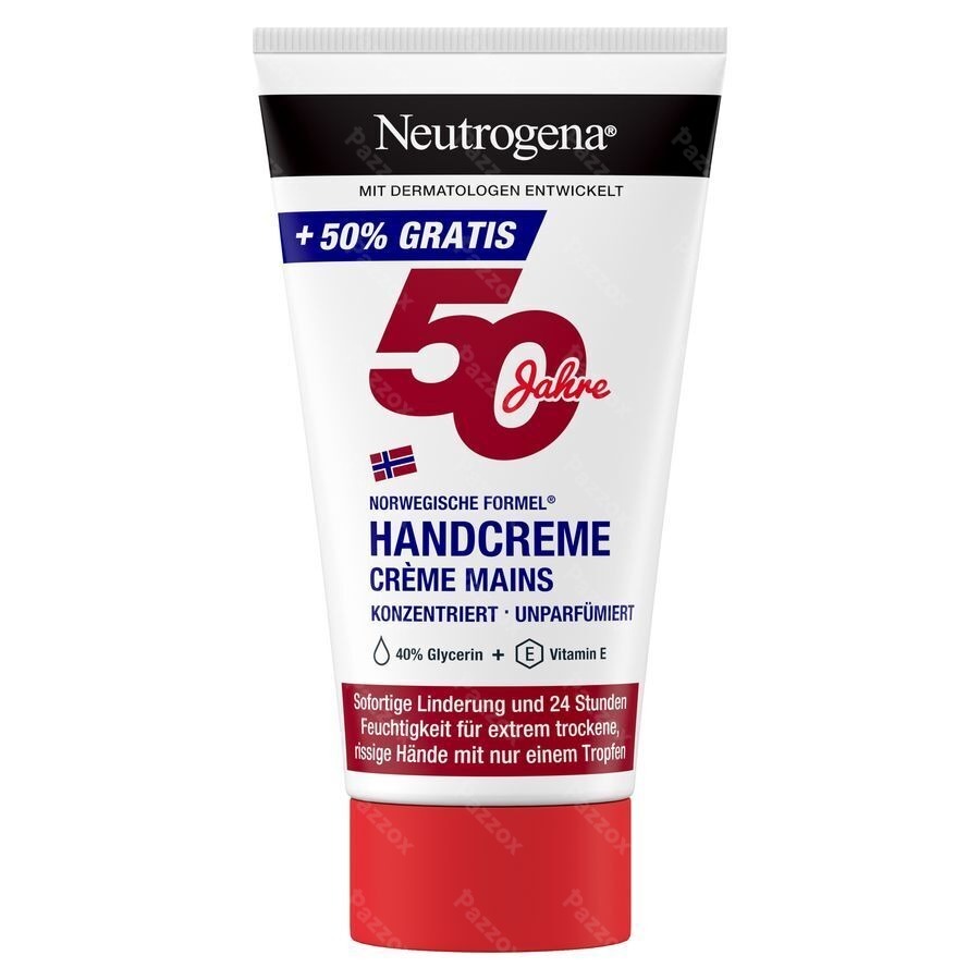 Neutrogena Handcrème Noorse Formule Zonder Parfum 50ml + 25ml gratis
