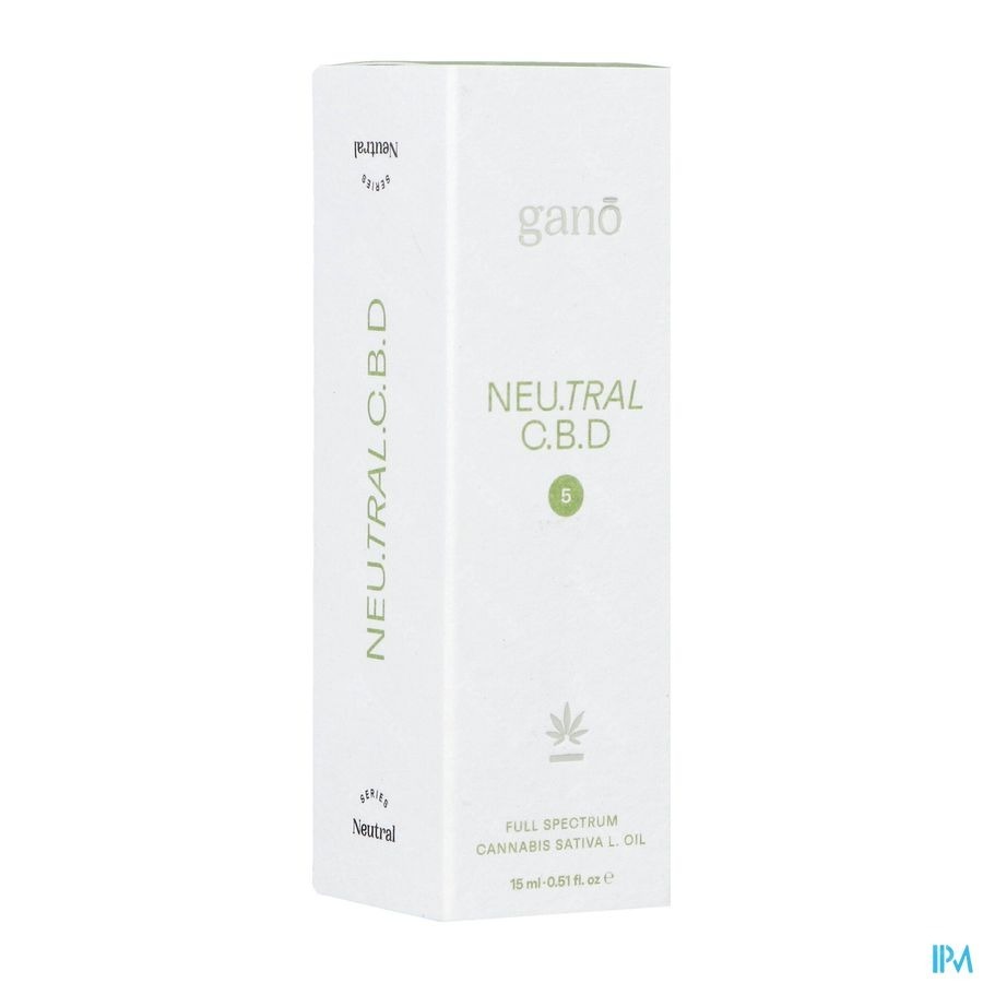 Gano Care Neutral 5% Cbd Oil 15ml