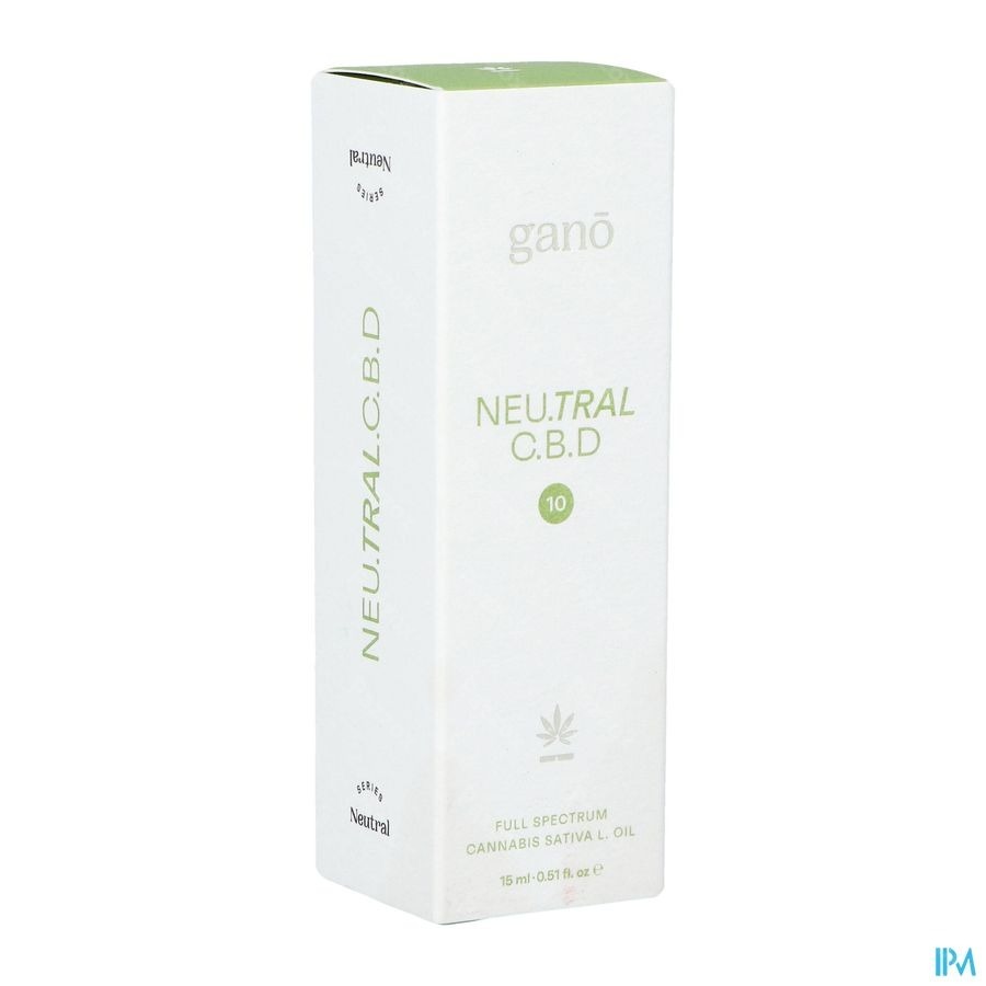 Gano Care Neutral 10% Cbd Olie 15ml