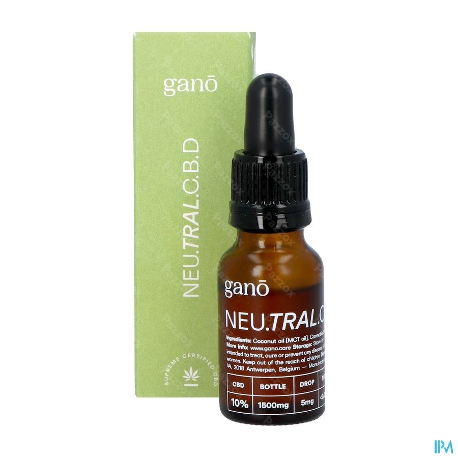 Gano Care Neutral 10% Cbd Olie 15ml