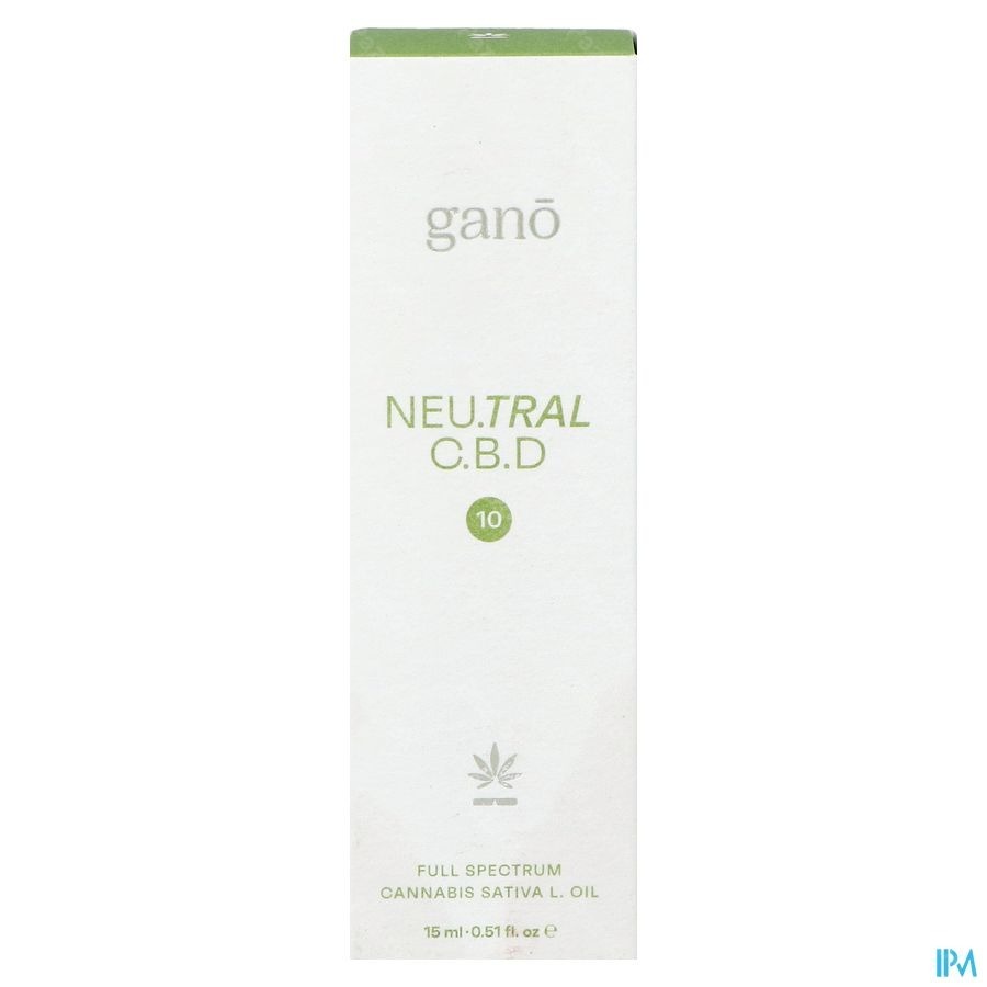 Gano Care Neutral 10% Cbd Olie 15ml