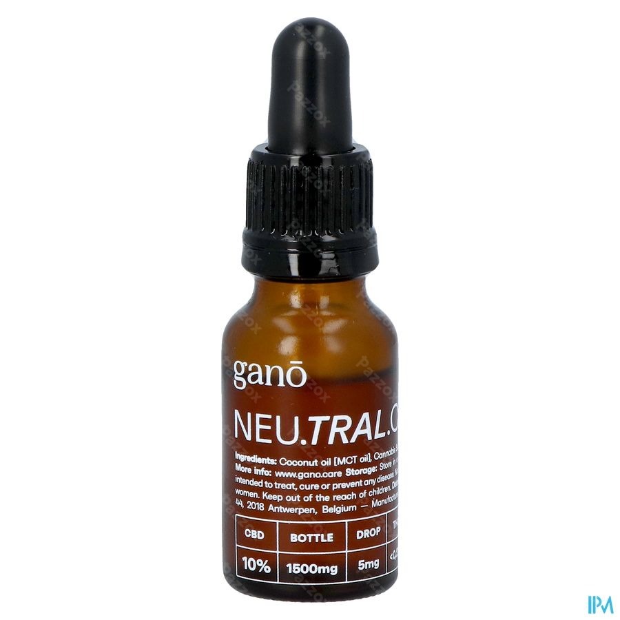 Gano Care Neutral 10% Cbd Olie 15ml