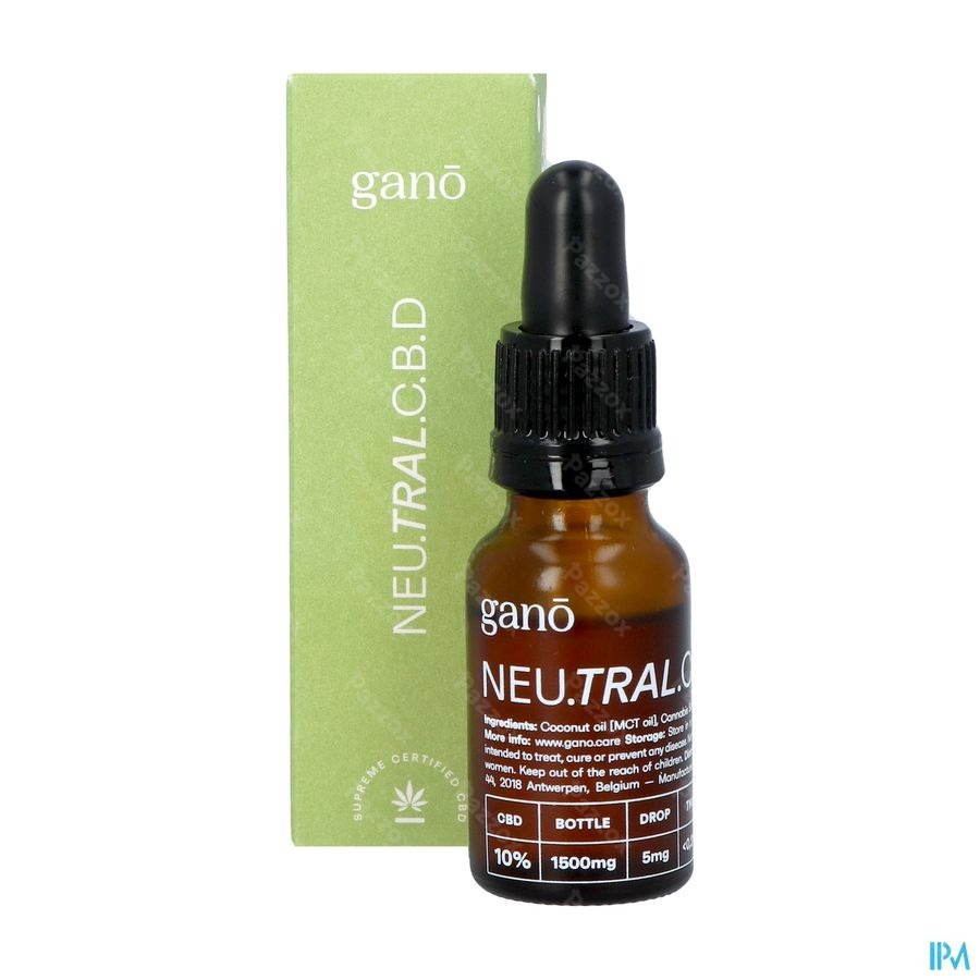 Gano Care Neutral 10% Cbd Olie 15ml