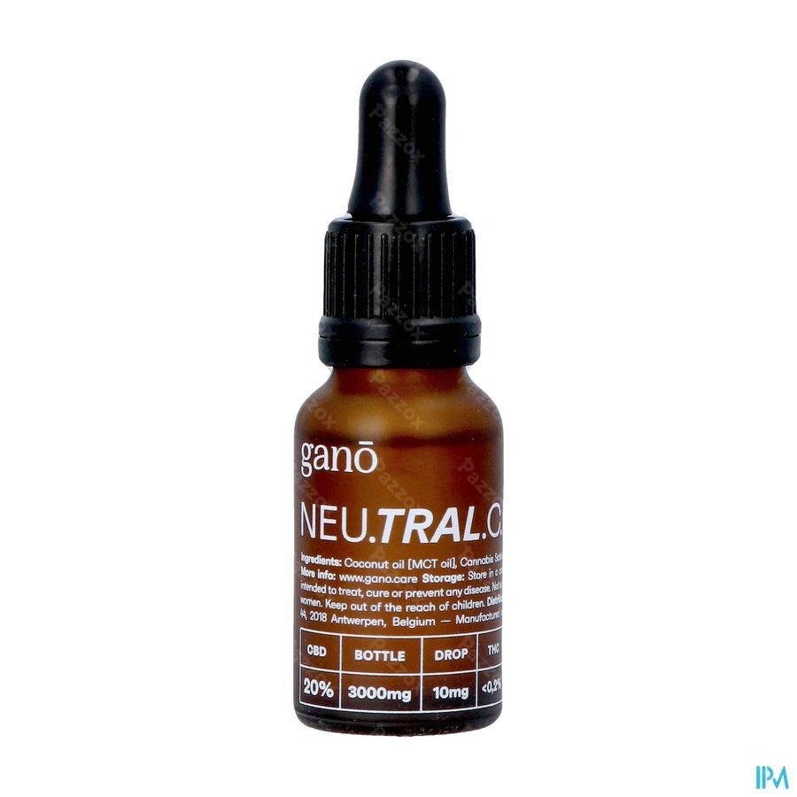 Gano Care Neutral 20% Cbd Oil 15ml