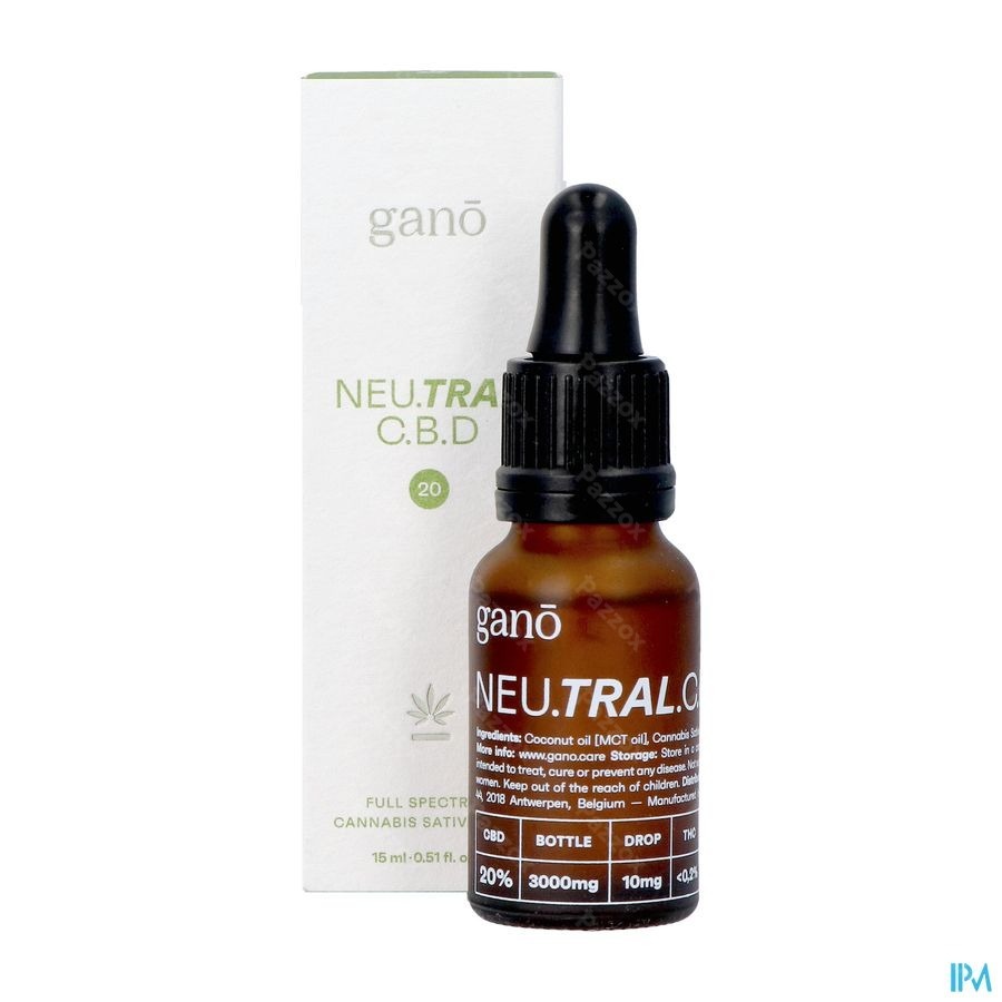 Gano Care Neutral 20% Cbd Oil 15ml