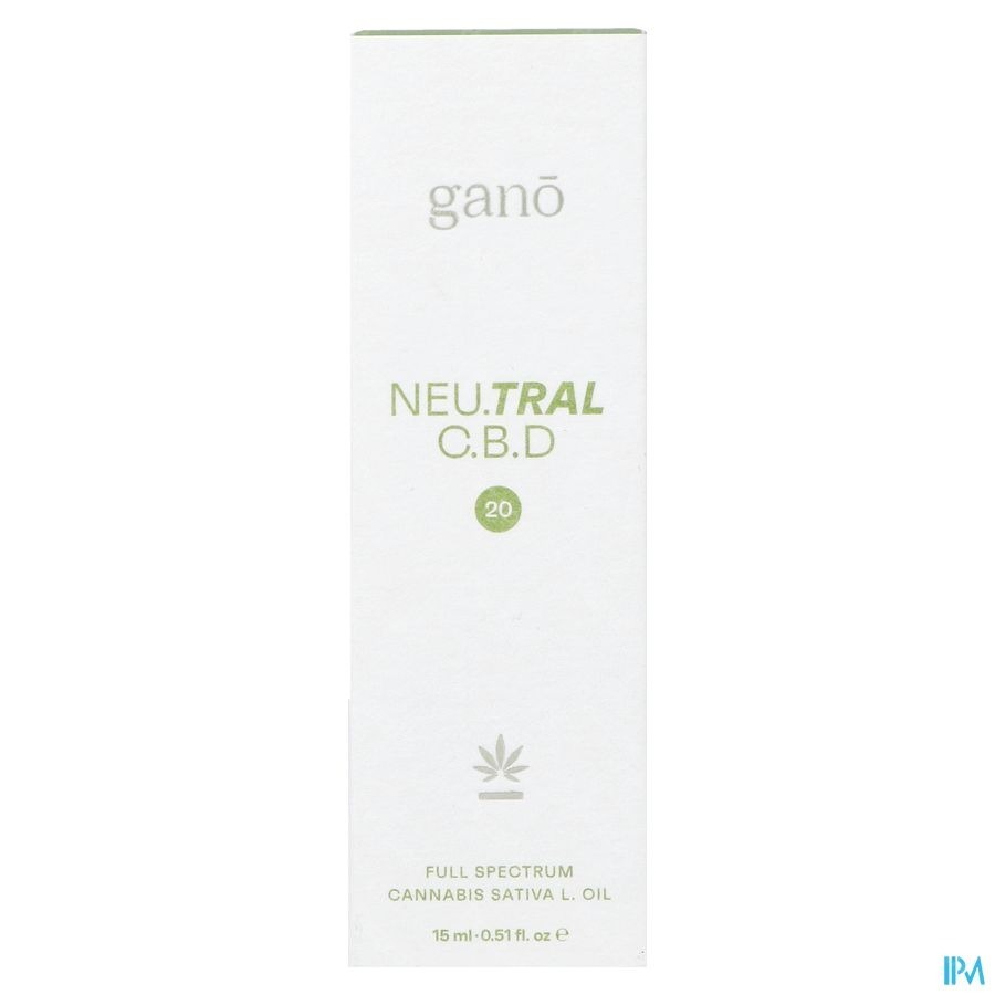 Gano Care Neutral 20% Cbd Oil 15ml