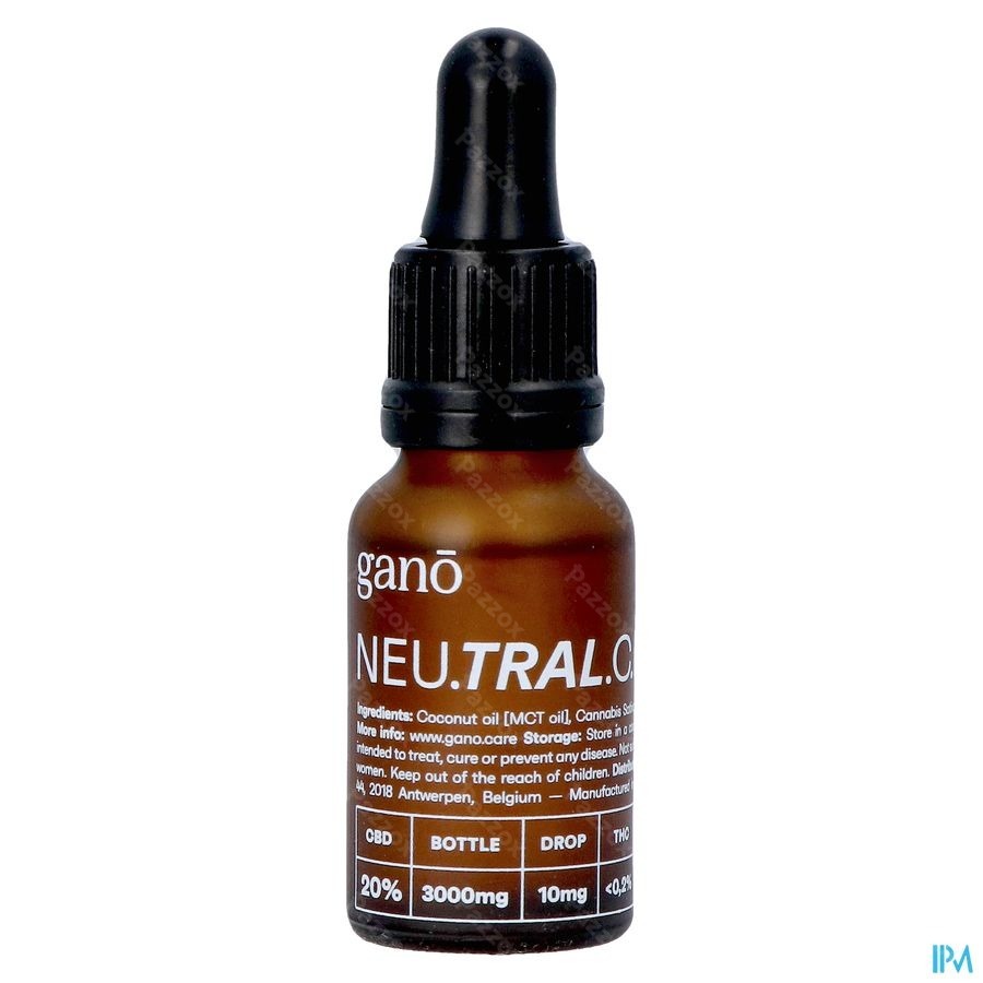 Gano Care Neutral 20% Cbd Oil 15ml