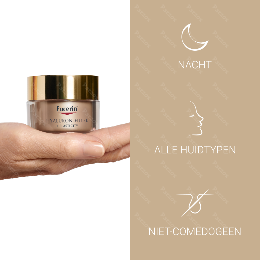 Eucerin Hyaluron Filler + Elasticity Nachtcrème Anti-Age 50ml