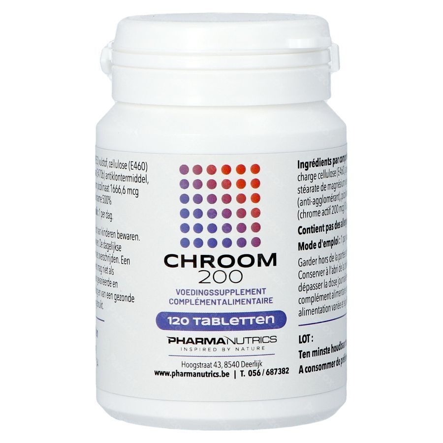 Chrome 200 Active Tabl 120 Pharmanutrics