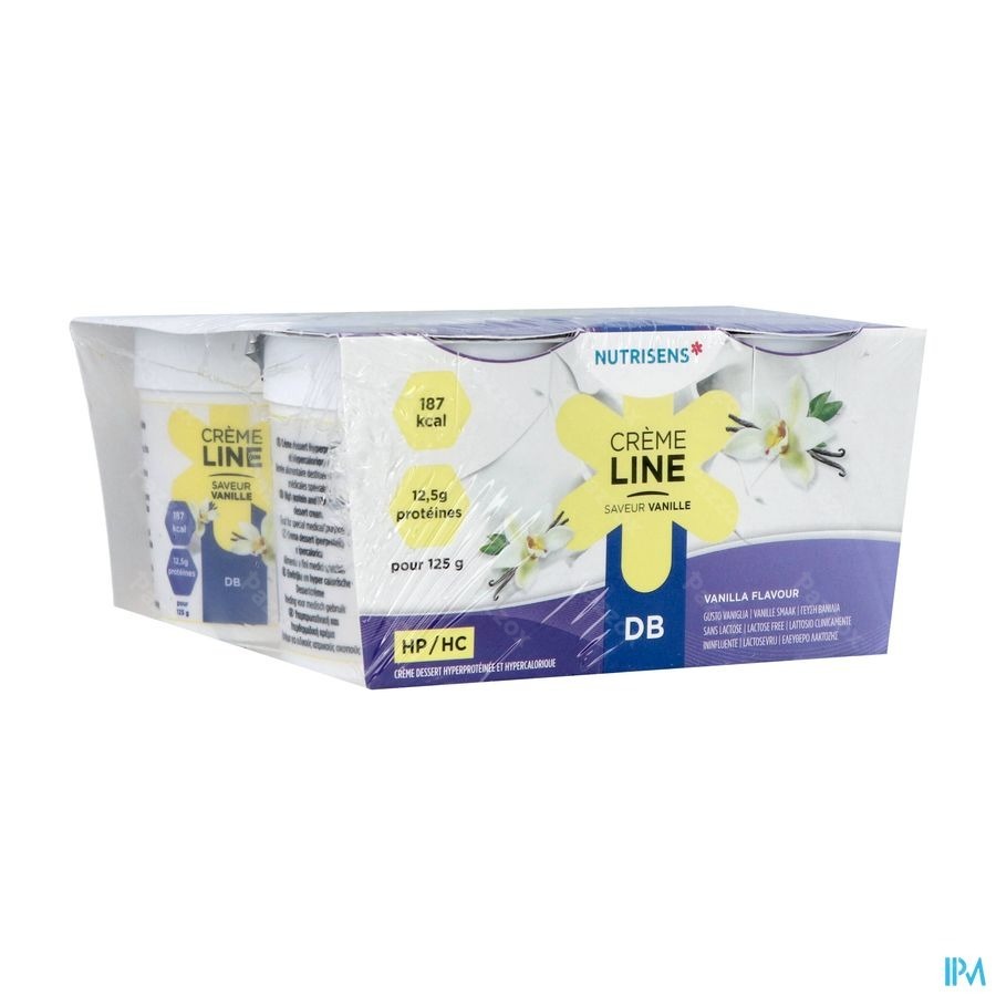 NUTRISENS CREMELINE HP/HC SL VANILLE 4X1