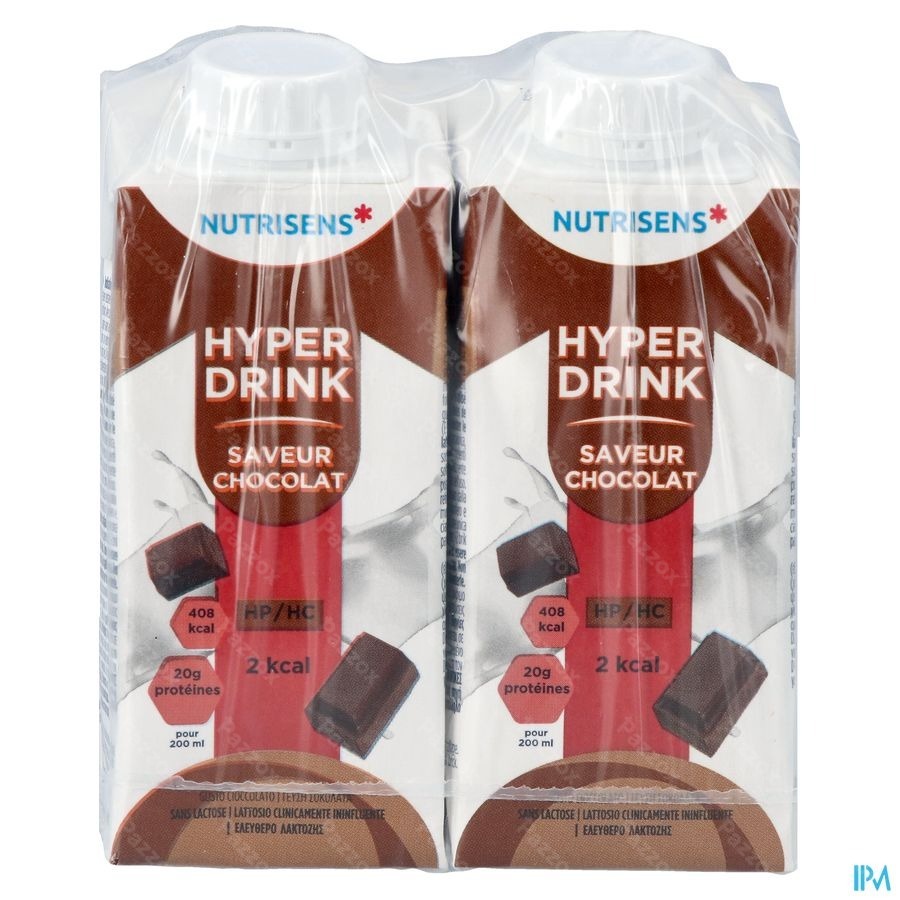 NUTRISENS HYPERDRINK HP/HC 2KCAL CHOCO 4