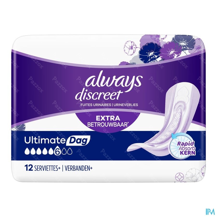 Always Discreet Extra Betrouwbaar Ultimate Dag 12