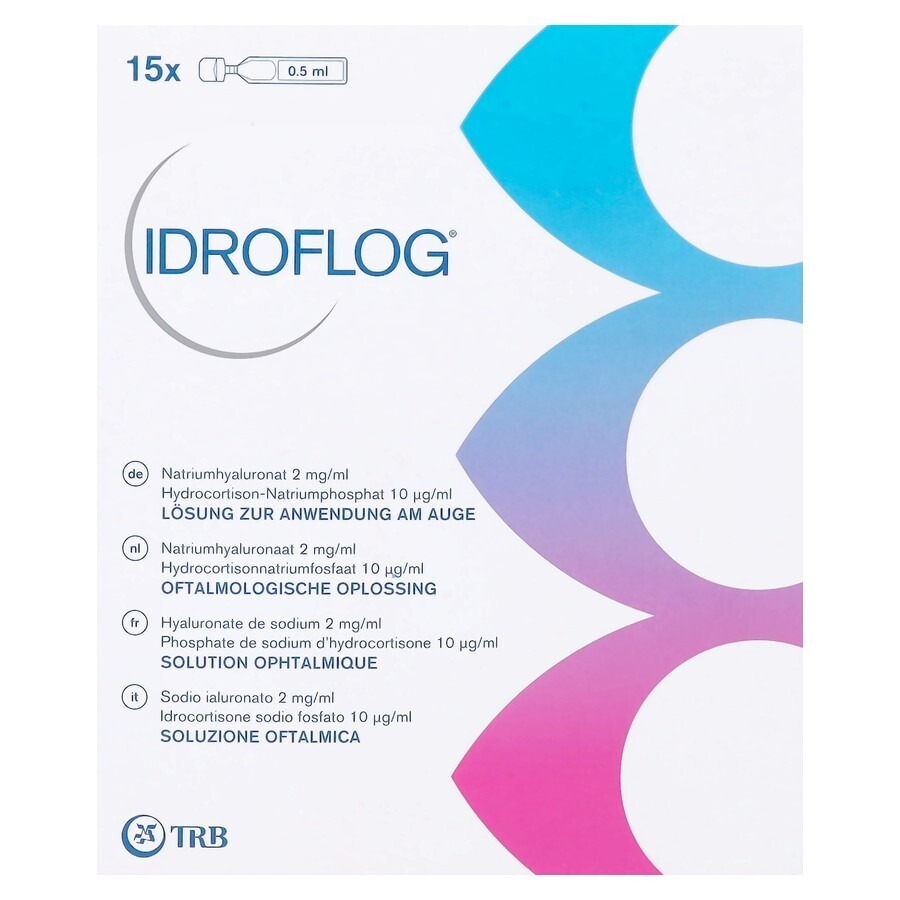Idroflog Oogdruppels Fl 15x0,5ml